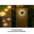4pcs Solar Garden Light With 12 LED Outdoor Solar Landscape Lights IP65 Waterproof Pastoral Warm Light In Ground Lamp For Backyard  Lawn  Garden  Yard 011