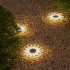 4pcs Solar Garden Light With 12 LED Outdoor Solar Landscape Lights IP65 Waterproof Pastoral Warm Light In Ground Lamp For Backyard  Lawn  Garden  Yard 011