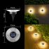 4pcs Solar Garden Light With 12 LED Outdoor Solar Landscape Lights IP65 Waterproof Pastoral Warm Light In Ground Lamp For Backyard  Lawn  Garden  Yard 011
