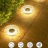 4pcs Solar Garden Light With 12 LED Outdoor Solar Landscape Lights IP65 Waterproof Pastoral Warm Light In Ground Lamp For Backyard  Lawn  Garden  Yard 011