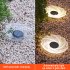 4pcs Solar Garden Light With 12 LED Outdoor Solar Landscape Lights IP65 Waterproof Pastoral Warm Light In Ground Lamp For Backyard  Lawn  Garden  Yard 011