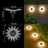 4pcs Solar Garden Light With 12 LED Outdoor Solar Landscape Lights IP65 Waterproof Pastoral Warm Light In Ground Lamp For Backyard  Lawn  Garden  Yard 011