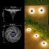 4pcs Solar Garden Light With 12 LED Outdoor Solar Landscape Lights IP65 Waterproof Pastoral Warm Light In Ground Lamp For Backyard  Lawn  Garden  Yard 018