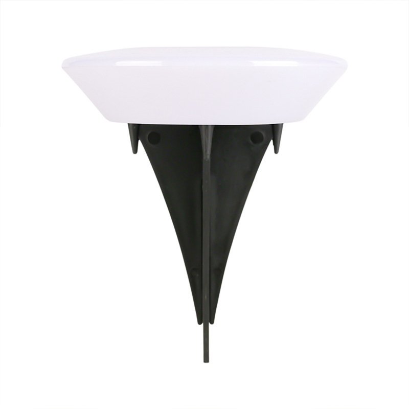 4pcs Solar Ground Light With 14 LED Beads Rechargeable Solar Panel Outdoor Solar Landscape Lights IP65 Waterproof Warm Light In-Ground Lamp