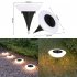 4pcs Solar Ground Light With 14 LED Beads Rechargeable Solar Panel Outdoor Solar Landscape Lights IP65 Waterproof Warm Light In Ground Lamp For Backyard Lawn    w