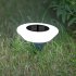 4pcs Solar Ground Light With 14 LED Beads Rechargeable Solar Panel Outdoor Solar Landscape Lights IP65 Waterproof Warm Light In Ground Lamp For Backyard Lawn    w