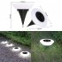 4pcs Solar Ground Light With 14 LED Beads Rechargeable Solar Panel Outdoor Solar Landscape Lights IP65 Waterproof Warm Light In Ground Lamp For Backyard Lawn    w
