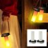 4pcs Solar Led Electronic Candle Light Flickering Flame Mason Jar Lamp for Halloween Christmas Decor without Bottle