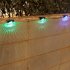 4pcs Solar Led Stairs Light Outdoor Waterproof Lamps Warm White