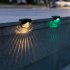 4pcs Solar Led Stairs Light Outdoor Waterproof Lamps Warm White