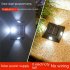 4pcs Solar Wall Lights Intelligent Light Control System Outdoor Waterproof Courtyard Garden Landscape Decoration white light