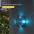 4pcs Solar Wall Lights Intelligent Light Control System Outdoor Waterproof Courtyard Garden Landscape Decoration Colorful Light