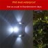 4pcs Solar Wall Lights Intelligent Light Control System Outdoor Waterproof Courtyard Garden Landscape Decoration Colorful Light