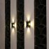 4pcs Solar Wall Lights Intelligent Light Control System Outdoor Waterproof Courtyard Garden Landscape Decoration warm light