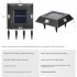 4pcs Solar Wall Lights Intelligent Light Control System Outdoor Waterproof Courtyard Garden Landscape Decoration Colorful Light