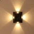 4pcs Solar Wall Lights Intelligent Light Control System Outdoor Waterproof Courtyard Garden Landscape Decoration Colorful Light