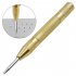 4pcs Spiral Step Drill Bit Sets with Center Punch Set Cone Hole Cutter Metal Wood Tools