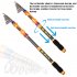 4pcs Telescopic Fishing Rod Set with Hooks Fishing Lures Carbon Fiber Fishing Tackle 1 8m