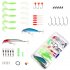 4pcs Telescopic Fishing Rod Set with Hooks Fishing Lures Carbon Fiber Fishing Tackle 3 6m