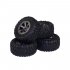 4pcs Track Wheels Spare Parts for 1 16 WPL B14 C24 FY001 FY002 FY003 Military Truck RC Car Upgraded version of the big tire