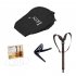 4pcs Ukulele Kit 21 23 26inch Single layer Waterproof Bag U100 String Strap Capo Delicate Ukelele Set Musical Instrument Accessories black 26inch