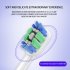 4pcs Ultrasonic Electric Toothbrush Head Replacement Brush Head Kits For HX 6014 HX 3   6   9 HX614 Upgrade   White