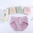 4pcs Women Underwear Panties Mid waist Seamless Cotton Inner Breathable Briefs With Cute Bowknot Decoration 4pcs One size