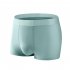4pcs box Men Ice Silk Panties Seamless Breathable Boxer Shorts Graphene Large Size Underwear blue sky and white clouds XL