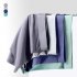 4pcs box Men Ice Silk Panties Seamless Breathable Boxer Shorts Graphene Large Size Underwear blue sea and sky 4XL