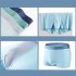 4pcs box Men Ice Silk Panties Seamless Breathable Boxer Shorts Graphene Large Size Underwear blue sea and sky 4XL