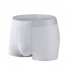 4pcs box Men Ice Silk Panties Seamless Breathable Boxer Shorts Graphene Large Size Underwear blue sea and sky 4XL
