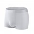 4pcs box Men Ice Silk Panties Seamless Breathable Boxer Shorts Graphene Large Size Underwear blue sea and sky 4XL
