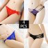 4pcs box Women Briefs Lace Floral Embroidery Low Waist Sexy Underwear Erotic Panties G string One size