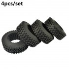4pcs set Alloy Wheel Tire 98mm for 1 10 Simulation Climbing Car Axial D90 SCX10 CC01