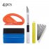 4pcs   set Car Film Tool Sticker Tool Art Knife Scraper Set Installation Kit