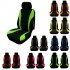 4pcs set Car seat Cover Protector Seat Comfortable Dustproof Headrest Front Seat Covers Blue black