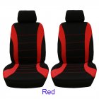 4pcs/set Car seat Cover Protector Seat Comfortable Dustproof Headrest Front Seat Covers  Red black