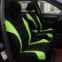 4pcs set Car seat Cover Protector Seat Comfortable Dustproof Headrest Front Seat Covers Blue black
