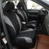 4pcs set Car seat Cover Protector Seat Comfortable Dustproof Headrest Front Seat Covers Blue black