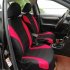 4pcs set Car seat Cover Protector Seat Comfortable Dustproof Headrest Front Seat Covers Blue black