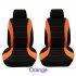 4pcs set Car seat Cover Protector Seat Comfortable Dustproof Headrest Front Seat Covers Blue black