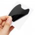 4pcs set Carbon Fiber Adhesive Sticker Car Handle Protection Sticker black