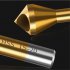 4pcs set Countersink Deburring Center Stepped Metal Drill Bits Expanding Chamfering Tools Titanium plating