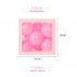 4pcs set DIY Transparent Box Blocks for Wedding Birthday Party Ballons Decoration LOVE balloon box  pink 
