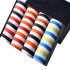 4pcs set Man Box packed Fashion Breathable Underwear Colorful Boxers classic stripe XL
