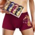 4pcs set Man Middle Waist Underwear Breathable Bamboo Fiber Dragon Pattern Boxers 4 colors  4 boxes L