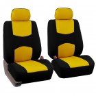 Car Front <span style='color:#F7840C'>Seat</span> Cover Yellow