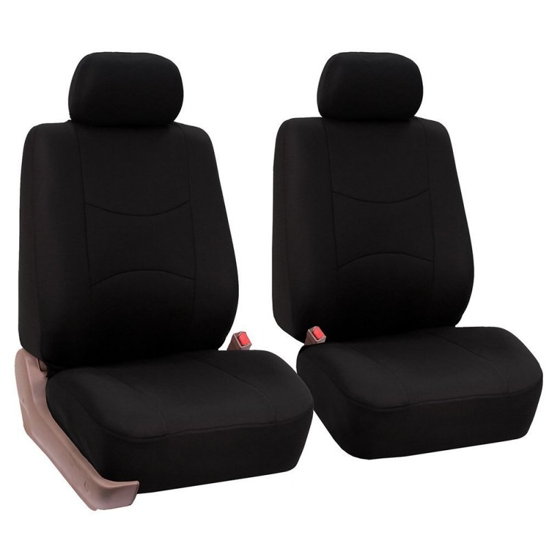 Car Front Seat Cover Black