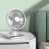 4w Electric Mini Fan 4 Level Low Noise Type c Charging Usb Air Cooling Fan for Home Bedroom Travel Office Df11 a Green
