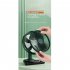 4w Electric Mini Fan 4 Level Low Noise Type c Charging Usb Air Cooling Fan for Home Bedroom Travel Office Df11 a Green